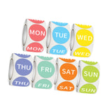 7 Day of The Week Sticker Self Adhesive Food Tag for Kitchen Home Restaurant