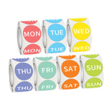 7 Day of The Week Sticker Self Adhesive Food Tag for Kitchen Home Restaurant