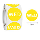 7 Day of The Week Sticker Self Adhesive Food Tag for Kitchen Home Restaurant