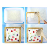 Maxbell Paper Making Screen Set Child Mesh Frame Spoon Stirrer Crafting DIY Handmade