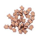 Christmas Gingerbread Men Ornaments Soft Clay Art for Necklaces Bracelets 500 g