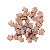 Christmas Gingerbread Men Ornaments Soft Clay Art for Necklaces Bracelets 500 g