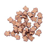 Christmas Gingerbread Men Ornaments Soft Clay Art for Necklaces Bracelets 500 g