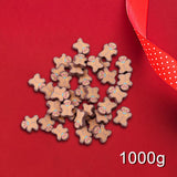 Christmas Gingerbread Men Ornaments Soft Clay Art for Necklaces Bracelets 1000 g