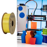 1.75mm Pla 3D Printers Filament Universal Accessories Neatly Wound Clog Free Yellow