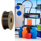 1.75mm Pla 3D Printers Filament Universal Accessories Neatly Wound Clog Free Black