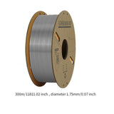 1.75mm Pla 3D Printers Filament Universal Accessories Neatly Wound Clog Free Gray