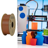 1.75mm Pla 3D Printers Filament Universal Accessories Neatly Wound Clog Free Brown