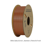 1.75mm Pla 3D Printers Filament Universal Accessories Neatly Wound Clog Free Brown