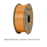 1.75mm Pla 3D Printers Filament Universal Accessories Neatly Wound Clog Free Orange