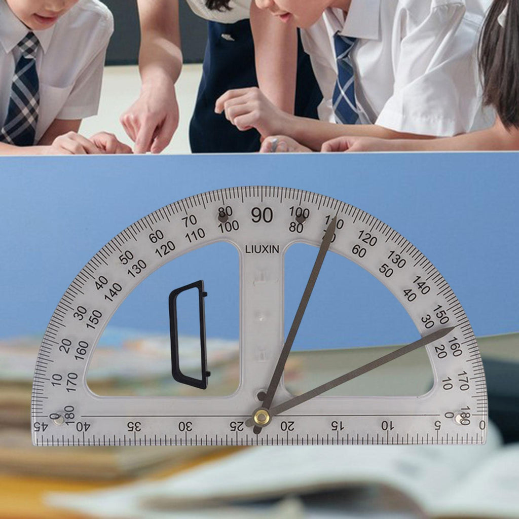 Big Protractor Math ⚡️Buy Maxbell Math Geometry Ruler Protractor Big Size for Engineering ...