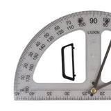Maxbell Math Geometry Ruler Protractor Big Size for Engineering Drawings Black Board