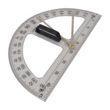 Maxbell Math Geometry Ruler Protractor Big Size for Engineering Drawings Black Board