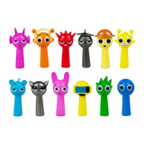 Maxbell 12 Pieces Sprunki Figures Gifts for Girls Boys Colorful Rhythm Box Figurines