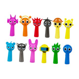 Maxbell 12 Pieces Sprunki Figures Gifts for Girls Boys Colorful Rhythm Box Figurines