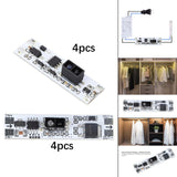 4Pcs Hand Sweep Sensor Module Infrared Induction LED Light Hand Sweep Sensor Style A