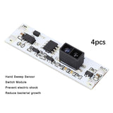 4Pcs Hand Sweep Sensor Module Infrared Induction LED Light Hand Sweep Sensor Style A