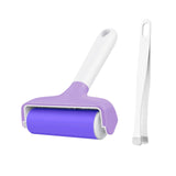 Maxbell Brayer Roller Gluing Application Brayer Tool Tape Roller Tool Art Craft Tool Purple