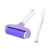 Maxbell Brayer Roller Gluing Application Brayer Tool Tape Roller Tool Art Craft Tool Purple
