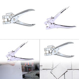 Maxbell Grommet Eyelet Plier Eyelet Hole Punch Plier for Watch Bands Bag DIY Project 16.5x10cm