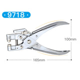 Maxbell Grommet Eyelet Plier Eyelet Hole Punch Plier for Watch Bands Bag DIY Project 16.5x10cm