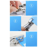 Maxbell Grommet Eyelet Plier Eyelet Hole Punch Plier for Watch Bands Bag DIY Project 16.5x10cm