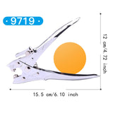 Maxbell Grommet Eyelet Plier Eyelet Hole Punch Plier for Watch Bands Bag DIY Project 15.5x12cm