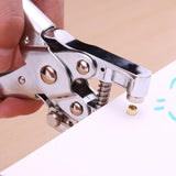 Maxbell Grommet Eyelet Plier Eyelet Hole Punch Plier for Watch Bands Bag DIY Project 15.5x12cm