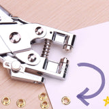 Maxbell Grommet Eyelet Plier Eyelet Hole Punch Plier for Watch Bands Bag DIY Project 15.5x12cm