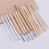 Maxbell 14Pcs Clay Sculpting Tools Pottery Clay Tool for Smoothing Embossing Shaping