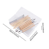 Maxbell 14Pcs Clay Sculpting Tools Pottery Clay Tool for Smoothing Embossing Shaping