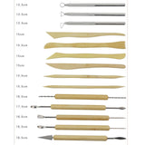 Maxbell 14Pcs Clay Sculpting Tools Pottery Clay Tool for Smoothing Embossing Shaping