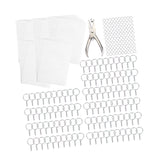 Maxbell 50Pcs Heat Shrinkable Sheet Materials Decor for Presents Father’S Day Charms