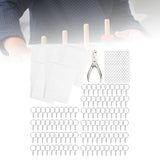 Maxbell 50Pcs Heat Shrinkable Sheet Materials Decor for Presents Father’S Day Charms