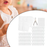 Maxbell 50Pcs Heat Shrinkable Sheet Materials Decor for Presents Father’S Day Charms