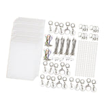Maxbell 20 Pieces Heat Shrinkable Sheet Materials for Birthday Necklace Father’S Day