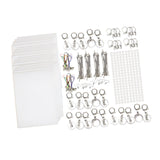 Maxbell 20 Pieces Heat Shrinkable Sheet Materials for Birthday Necklace Father’S Day