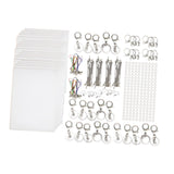 Maxbell 20 Pieces Heat Shrinkable Sheet Materials for Birthday Necklace Father’S Day