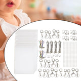 Maxbell 20 Pieces Heat Shrinkable Sheet Materials for Birthday Necklace Father’S Day