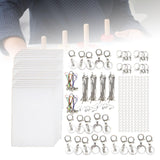 Maxbell 20 Pieces Heat Shrinkable Sheet Materials for Birthday Necklace Father’S Day