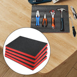 Maxbell 2x4x Tool Box Foam Inserts Practical for Storage Tabletop Miniatures Transport 40cmx33cmx2.5cm