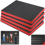 Maxbell 2x4x Tool Box Foam Inserts Practical for Storage Tabletop Miniatures Transport 40cmx33cmx2.5cm
