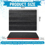 Maxbell 2x4x Tool Box Foam Inserts Practical for Storage Tabletop Miniatures Transport 40cmx33cmx2.5cm