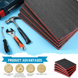 Maxbell 2x4x Tool Box Foam Inserts Practical for Storage Tabletop Miniatures Transport 40cmx33cmx2.5cm
