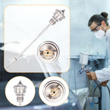 Spray Nozzle Pin Air Cap Set Replace Parts for Automotive Furniture Spraying 1.0mm