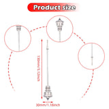 Spray Nozzle Pin Air Cap Set Replace Parts for Automotive Furniture Spraying 1.5mm