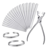 Aluminum Bracelet Blank Set and Plier Aluminum Strip Jewelry Set Blank Molds