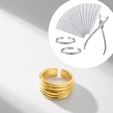 Aluminum Bracelet Blank Set and Plier Aluminum Strip Jewelry Set Blank Molds