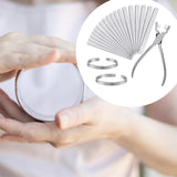 Aluminum Bracelet Blank Set and Plier Aluminum Strip Jewelry Set Blank Molds