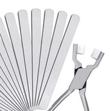 Aluminum Bracelet Blank Set and Plier Aluminum Strip Jewelry Set Blank Molds